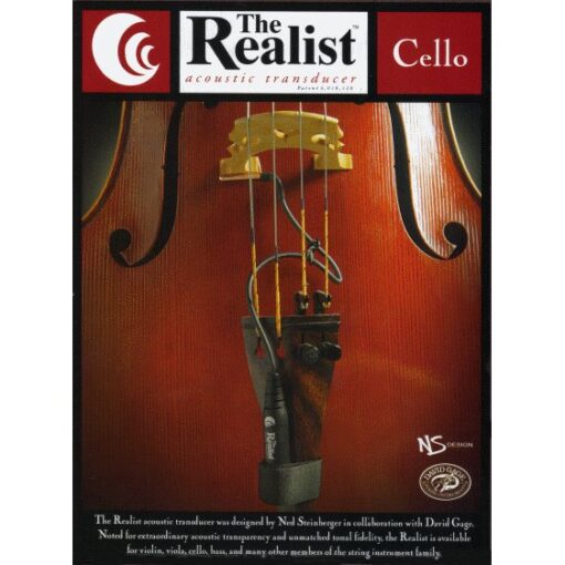Realist Acoustic Cello Pickup 1/4 Plug