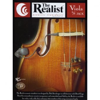 Realist Acoustic Viola Pickup 1/4 Plug