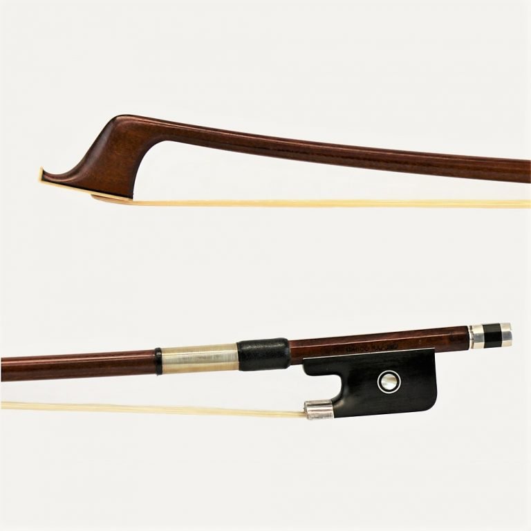 Marco Raposo Silver Mounted Pernambuco 4/4 Cello Bow with Ebony Frog ...