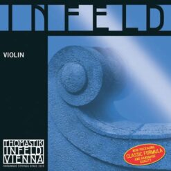 Thomastik Infeld Blue 4/4 Violin String Set - Medium - Removable Ball End Tin-plated Steel E