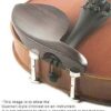 Guarneri 4/4 Violin Chinrest - Ebony with Standard Bracket