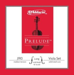 D'Addario Prelude Viola String Set, Medium Scale
