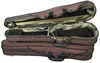Gewa - Jaeger Prestige Shaped Violin Case Brown Exterior/Green Interior
