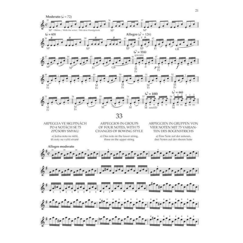 Sevcik, Otakar - School of Bowing Technique op. 2 Book 3 Exercises for ...