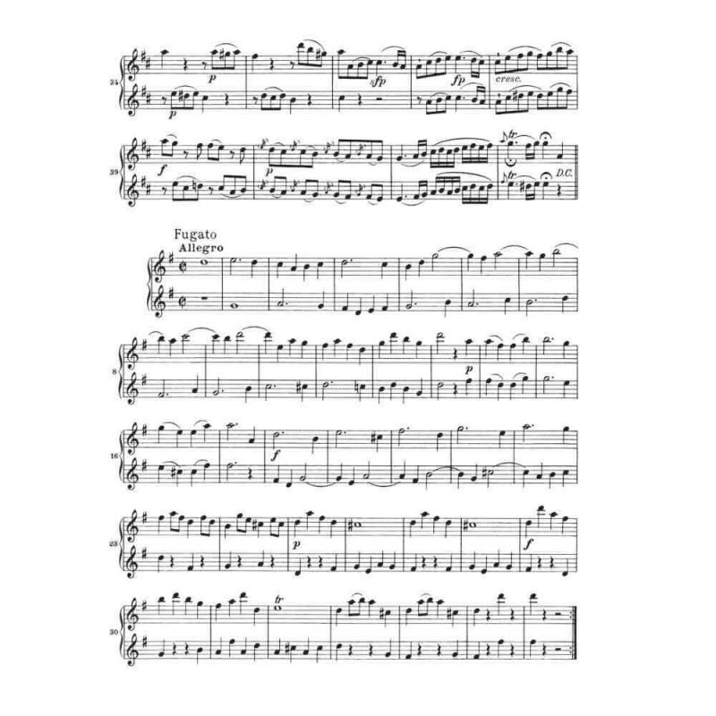 Stamitz Carl Six Duets Op 27 Book 1 Number 1 3 For Two Flutes Or Violins Urtext 