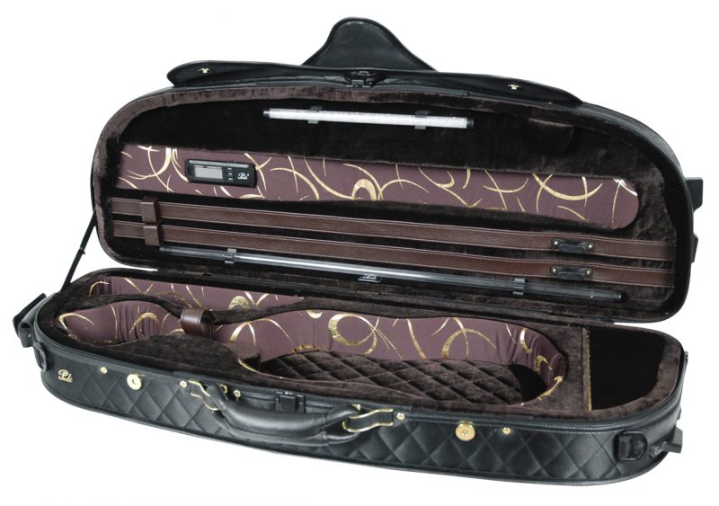 Pedi Model 8300 Violin Case - 4/4 - Black/Dark Brown | Evergreen Workshop