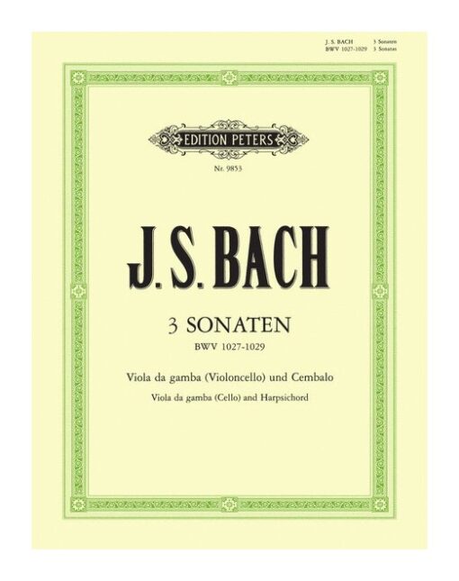 Bach 3 Sonatas BWV 1027-1029