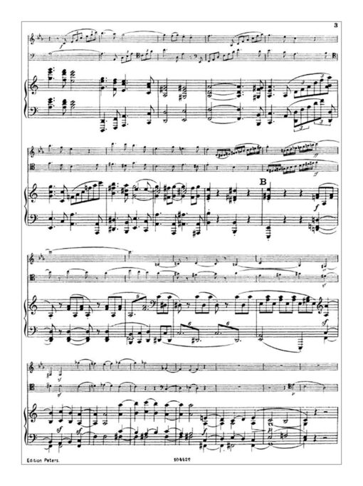 Brahms Clarinet Trio in A Minor Opus 114 Edition Peters EP3899e page3