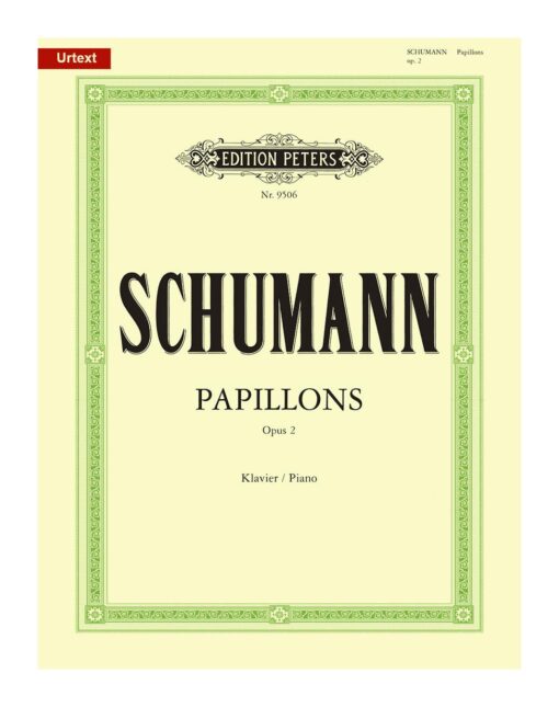 Schumann Papillons Opus 2 Piano Edition Peters 9506