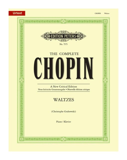 The Complete Chopin Waltzes Edition Peters