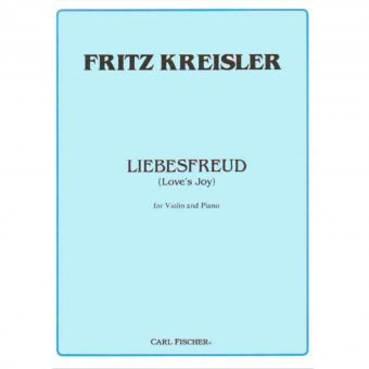 Fritz Kreisler - Liebesfreud - Violin & Piano - Carl Fischer