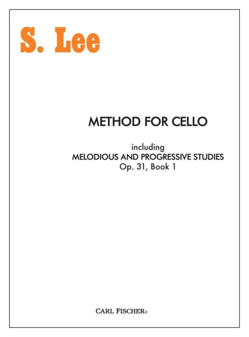 S. Lee - Method for Cello - Carl Fischer