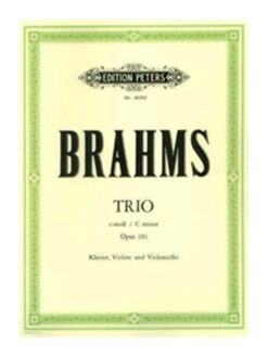 Brahms Trio in C Minor Op 101 Edition Peters