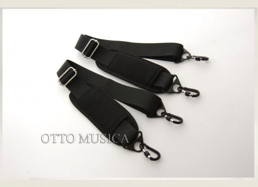 Otto Musica Mirage White Shaped Violin Case straps