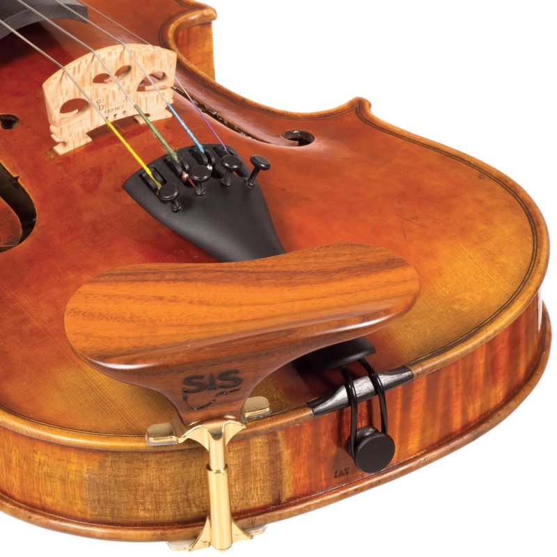 SAS Rosewood Chinrest for 3/44/4 Violin or Viola with 28mm Plate