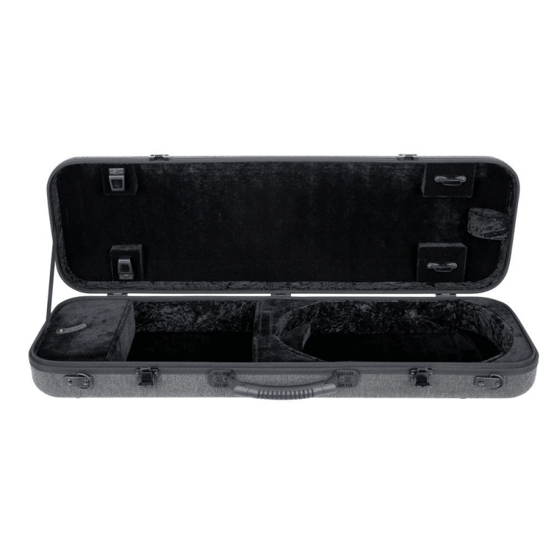 Tgoon 4/4 Violin Case - Oblong Shape Hard Case With Hygrometer & Cotton Lining